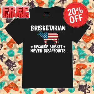 Cow America Brisketarian Because Brisket Never Disappoints Shirt