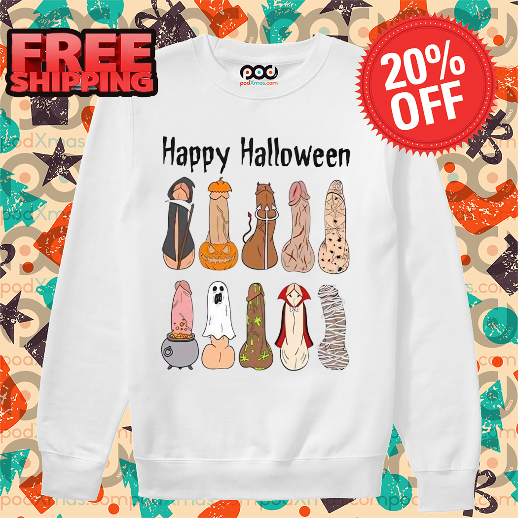 Happy Halloween Costume Funny Penis Halloween 2024 Shirt Happy Halloween Costume Funny Penis Halloween 2024 Shirt