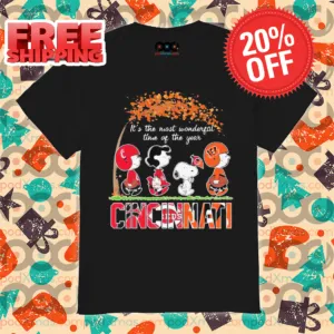 Peanuts Snoopy It's The Most Wonderful Time Of The Year Cincinnati 2024 Shirt