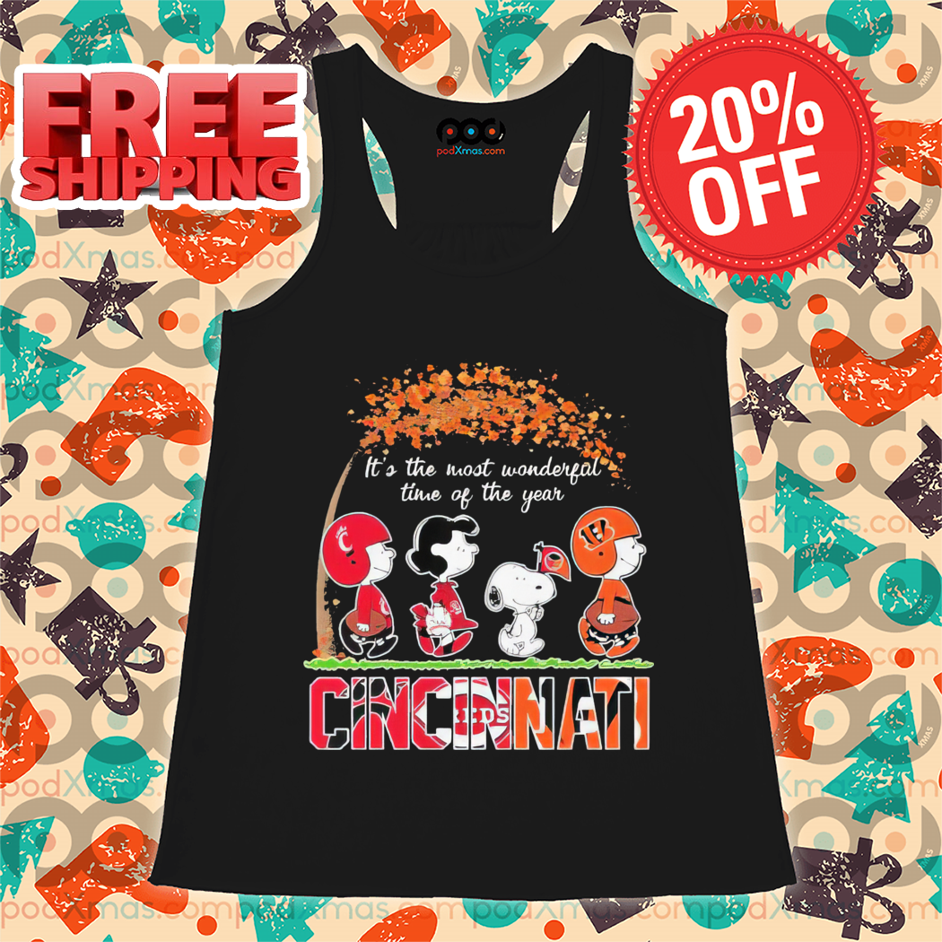 Peanuts Snoopy It's The Most Wonderful Time Of The Year Cincinnati 2024 Shirt