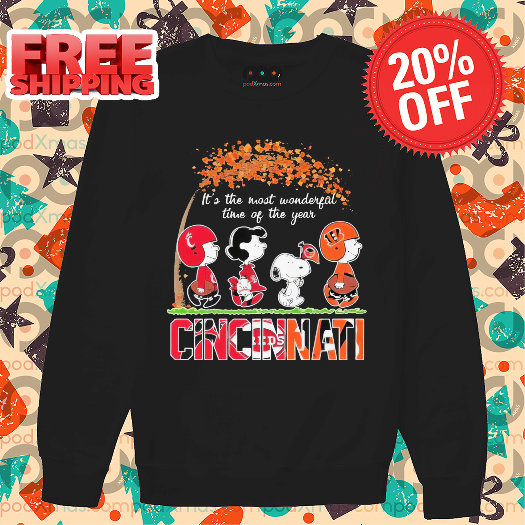 Peanuts Snoopy It's The Most Wonderful Time Of The Year Cincinnati 2024 Shirt