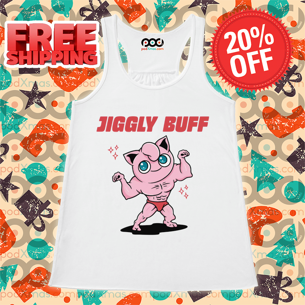 Jigglypuff Muscle Jiggly Buff Pokemon Shirt