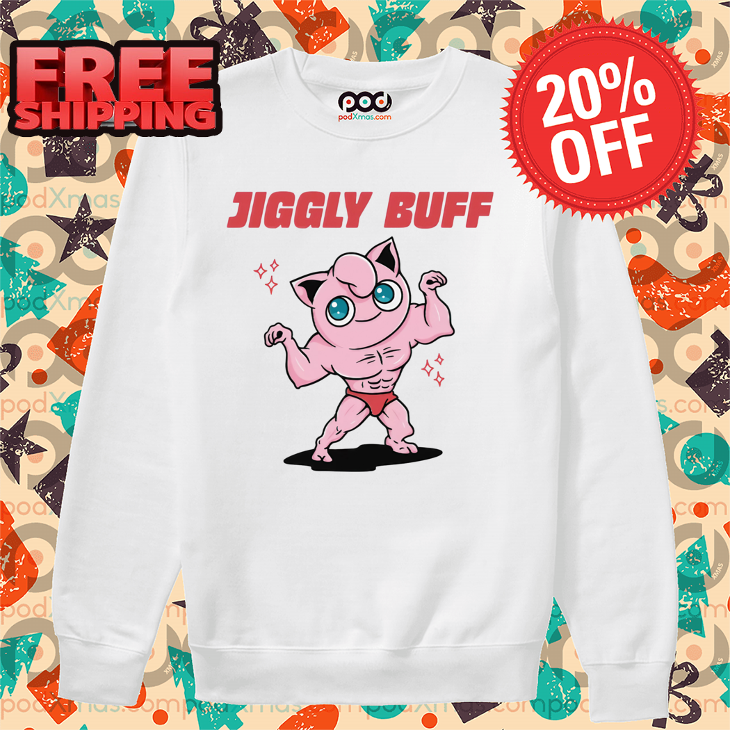 Jigglypuff Muscle Jiggly Buff Pokemon Shirt