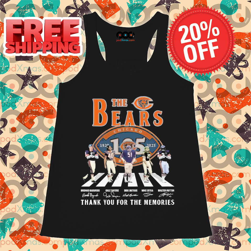 The Bears Chicago 1920 2025 Thank You For The Memories Signature Shirt