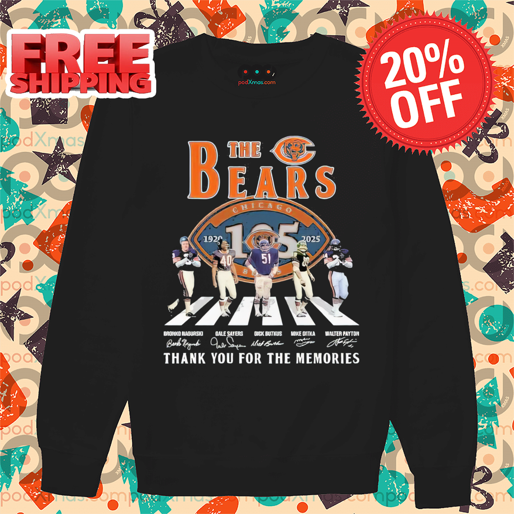 The Bears Chicago 1920 2025 Thank You For The Memories Signature Shirt