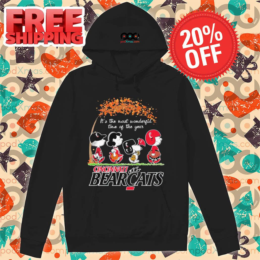 Peanuts It's The Most Wonderful Time Of Cincinnati Bearcat 2024 Shirt