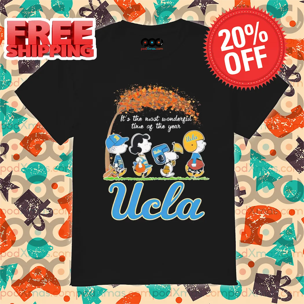 Peanuts Snoopy It's The Most Wonderful Time Of The Year Ucla Shirt
