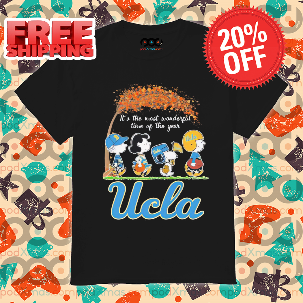 Peanuts Snoopy It's The Most Wonderful Time Of The Year Ucla Shirt