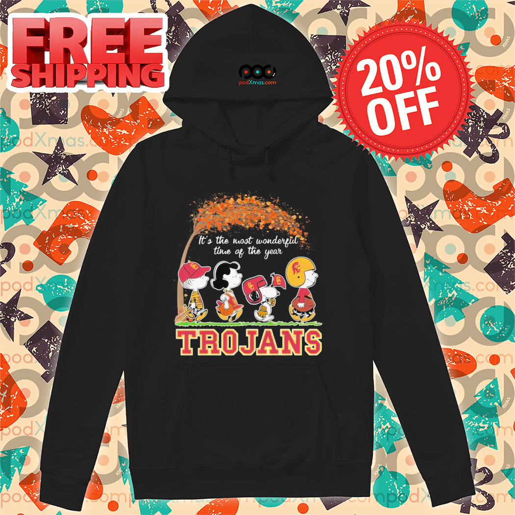 Peanuts Snoopy It's The Most Wonderful Time Of USC Trojans Shirt