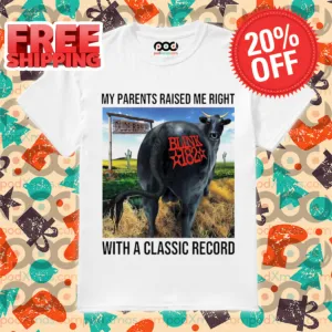 Cow Blink 182 My Parents Raised Me Right With a Classic Record Shirt