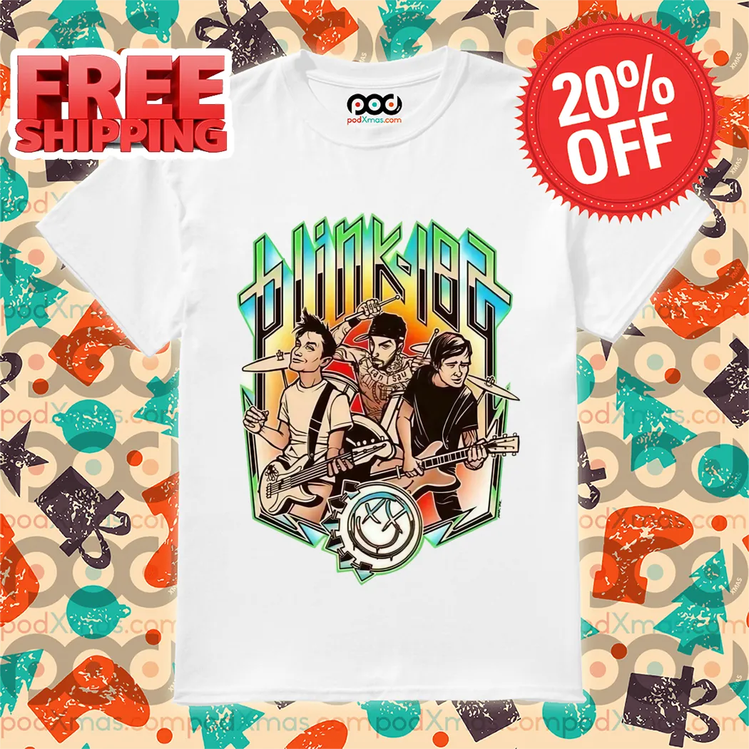 Blink 182 Band Cartoon 2024 Shirt