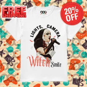 Church Lights Camera Witch Smile 2024 Shirt