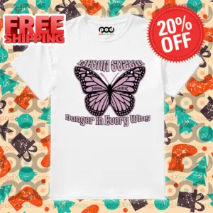 Butterfly Megan Suzuki Danger In Every Wing Shirt