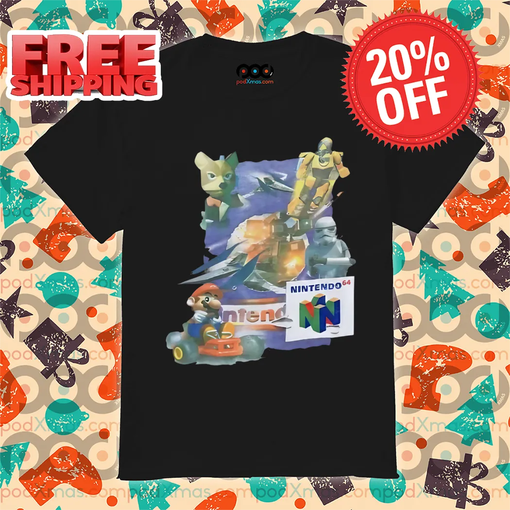 Nintendo 64 Video Game Vintage 2024 Shirt