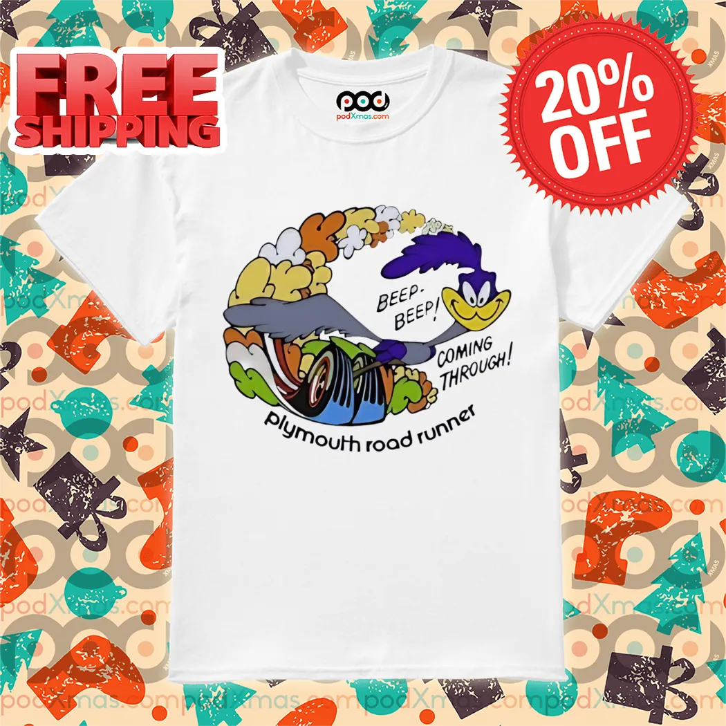 Plymouth Road Runner Looney Tunes Cartoon Shirt