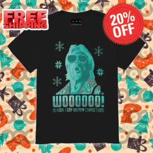Ric Flair Wooooo Is How I Say Merry Christmas WWE Ugly Christmas 2024 Shirt
