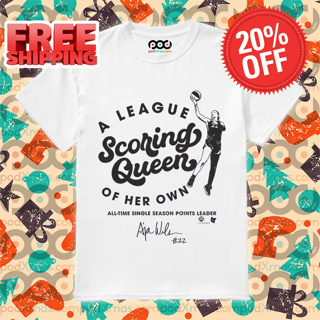 A League Scoring Queen Of Her Own All Time Single Season Points Leader Signature Shirt