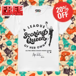 A League Scoring Queen Of Her Own All Time Single Season Points Leader Signature Shirt