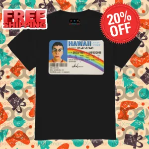Custom Photo Driver License Hawaii Shirt