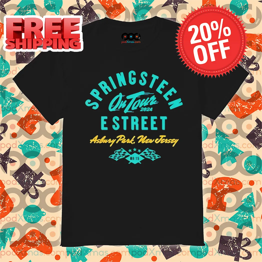 Springsteen On Tour E Street Asbury Park New Jersey Shirt