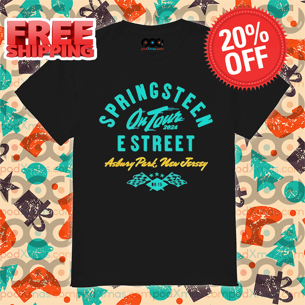 Springsteen On Tour E Street Asbury Park New Jersey Shirt