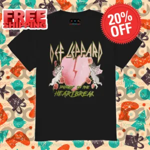 Heart Def Leppard Bringin' On The Heartbreak Vintage Shirt