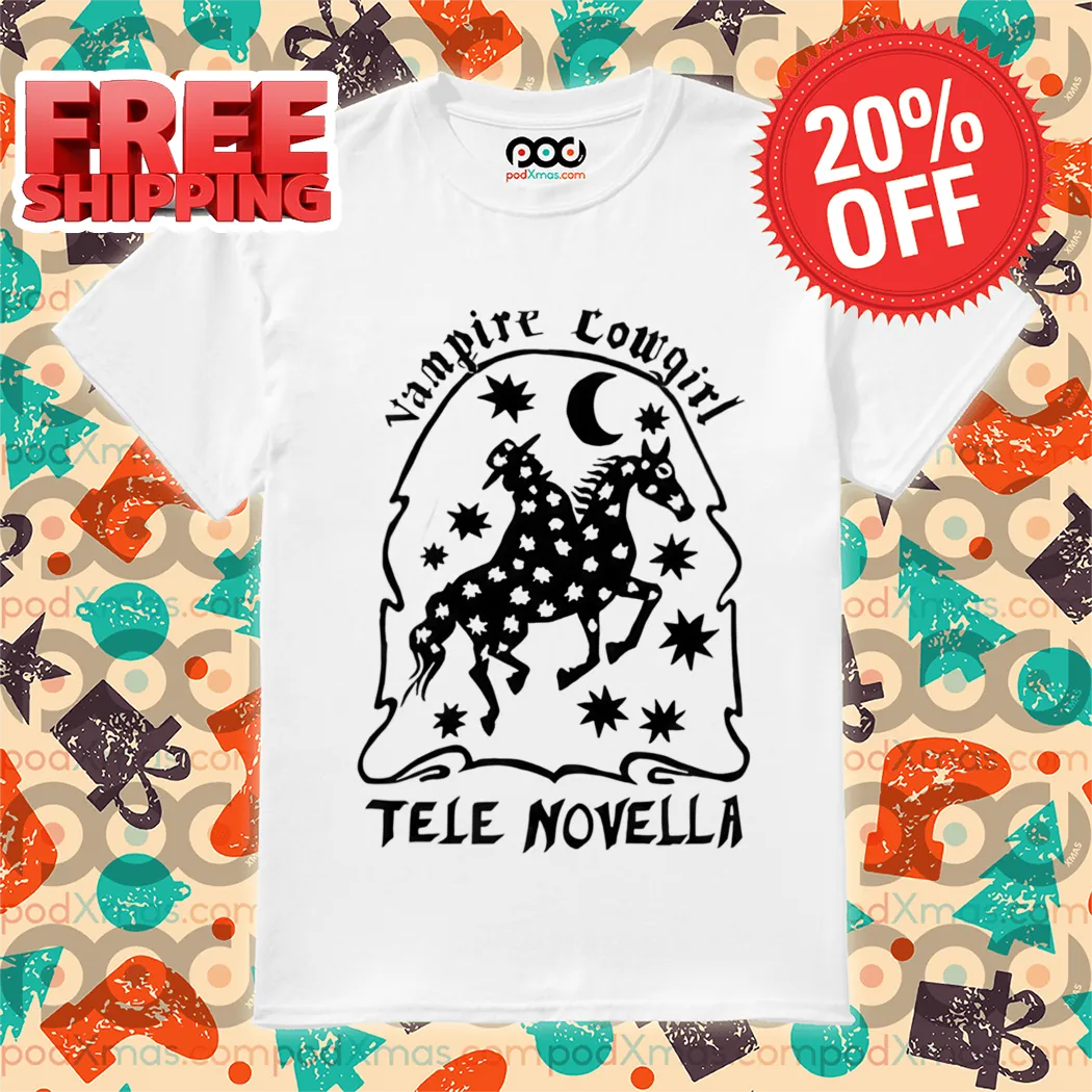 Cowboy Vampire Cowgirl Tele Novella Shirt