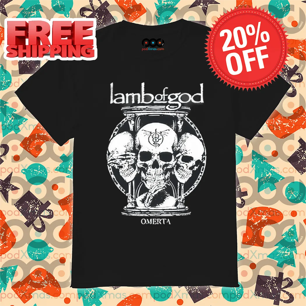 Skull Lamb Of God Omerta Shirt