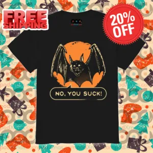 Moon Bat No You Suck Halloween 2024 Shirt