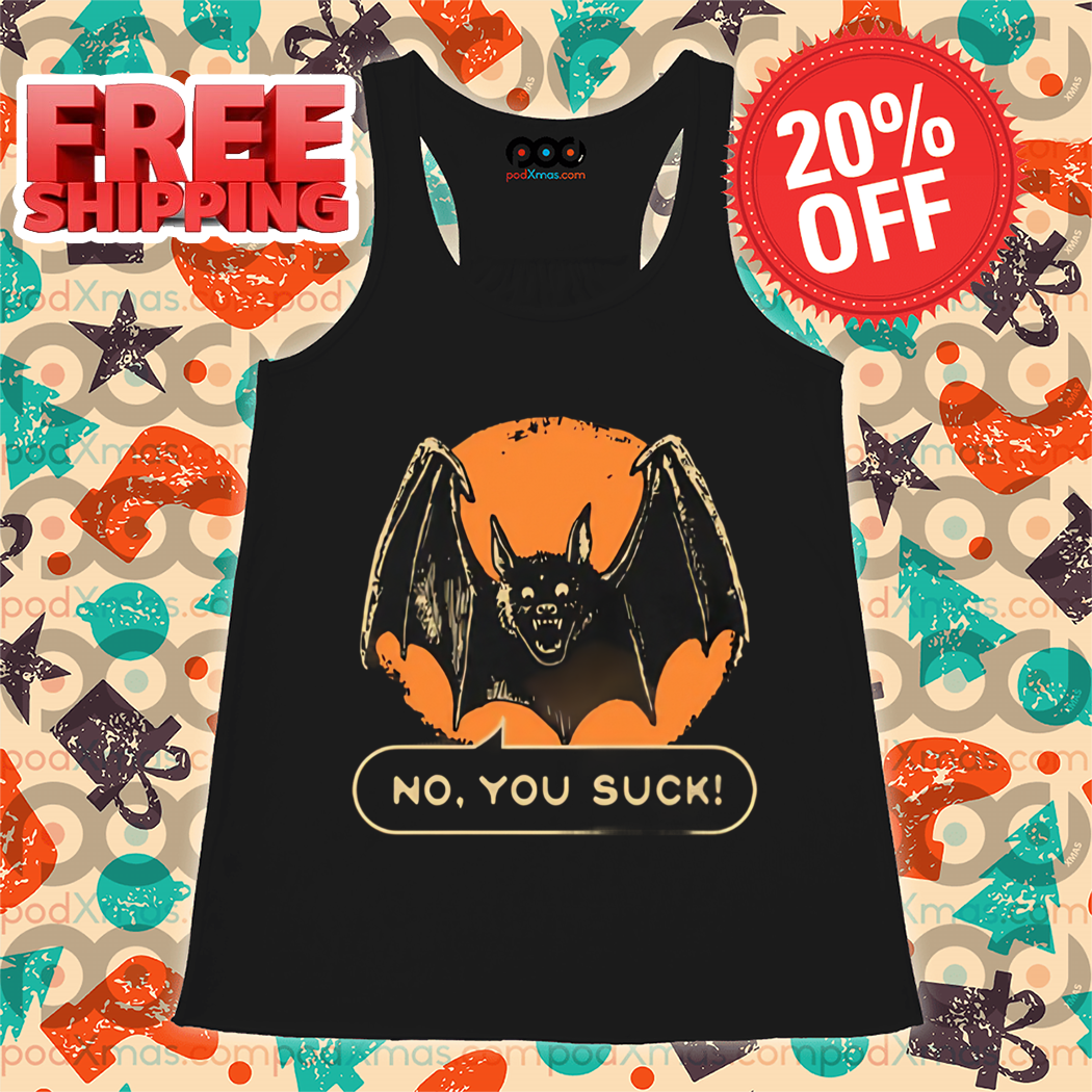 Moon Bat No You Suck Halloween 2024 Shirt