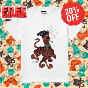 Black Scooby-Doo Tattoo Smoking Get Fucked 2024 Shirt