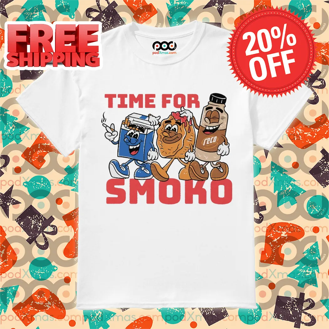 Cigarette Beer Walk Time For Smoko Shirt