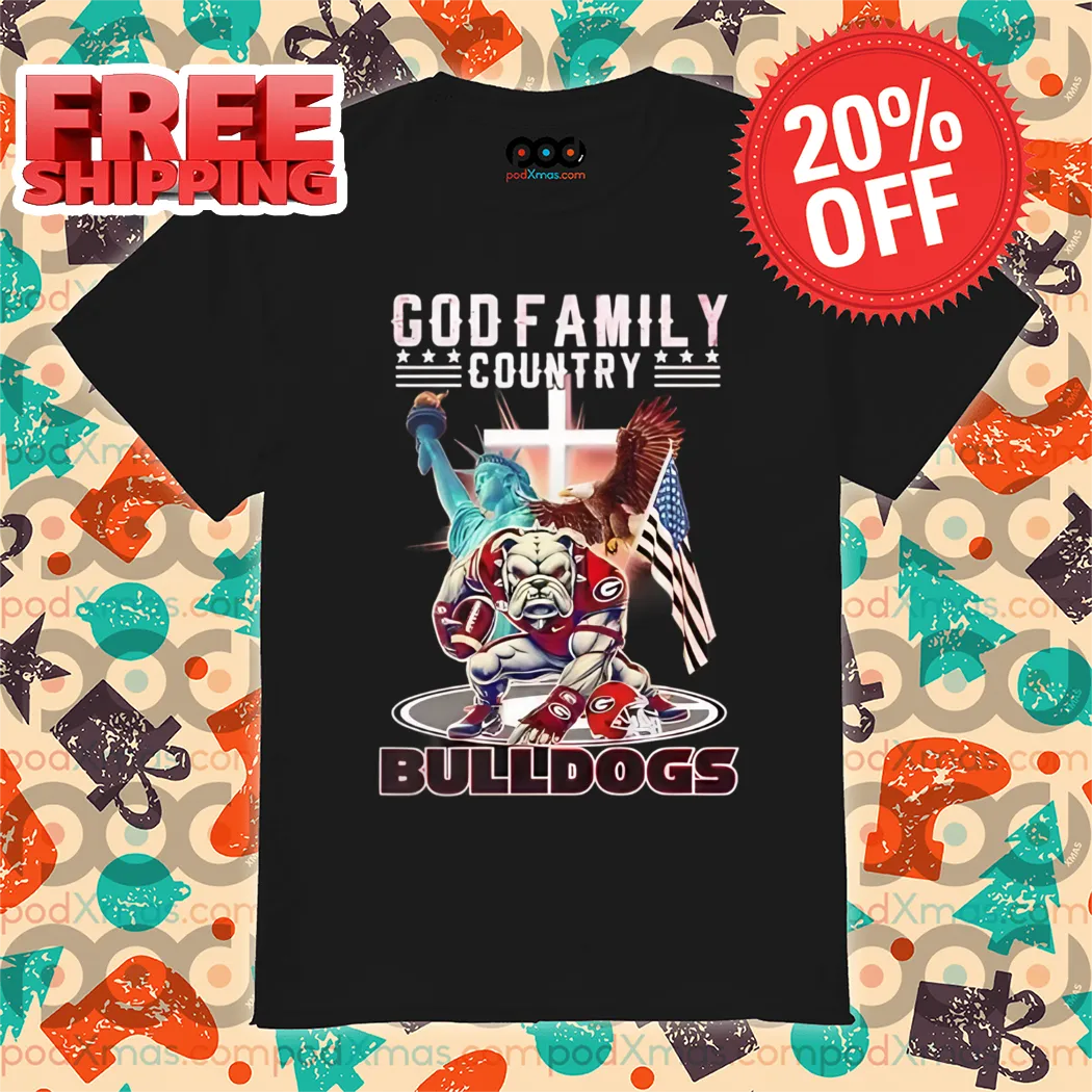 Cross Liberties Eagles God Family Country Georgia Bulldogs 2024 Shirt