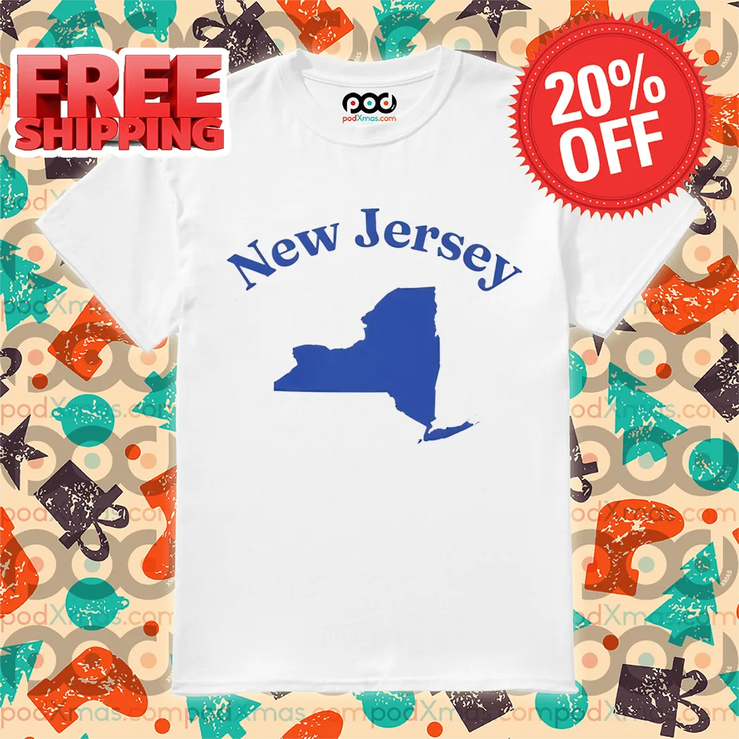 New Jersey Map 2024 Shirt