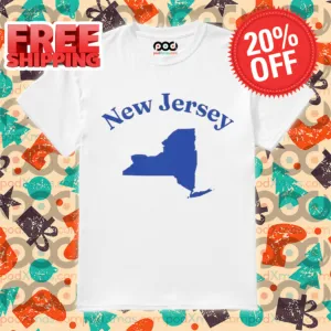 New Jersey Map 2024 Shirt