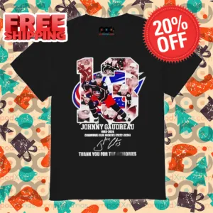 Johnny Gaudreau 1993 2024 Columbus Blue Jackets Thank You For The Memories Signature Shirt