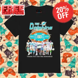 The Dolphins Miami Thank You For The Memories Signature 2024 Shirt