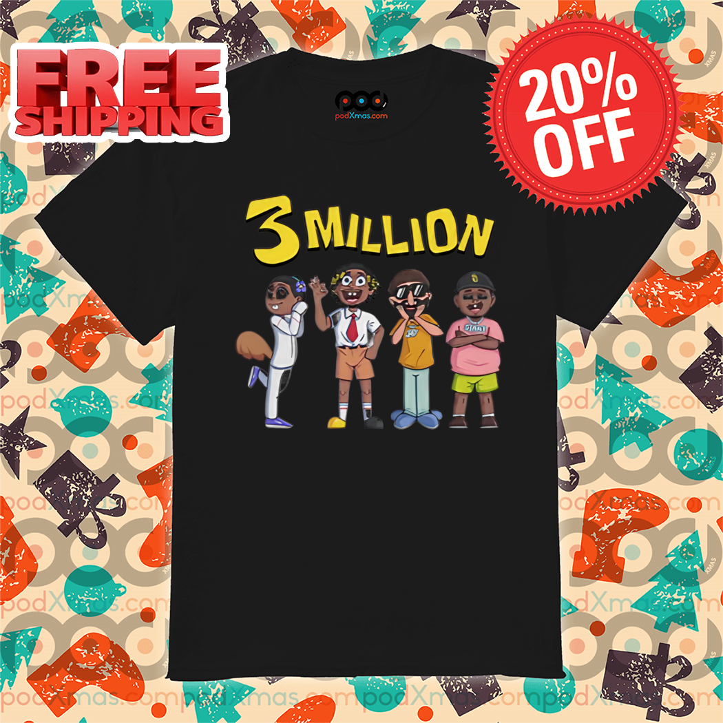 Daydrian Harding 3 Million Subscribers Shirt