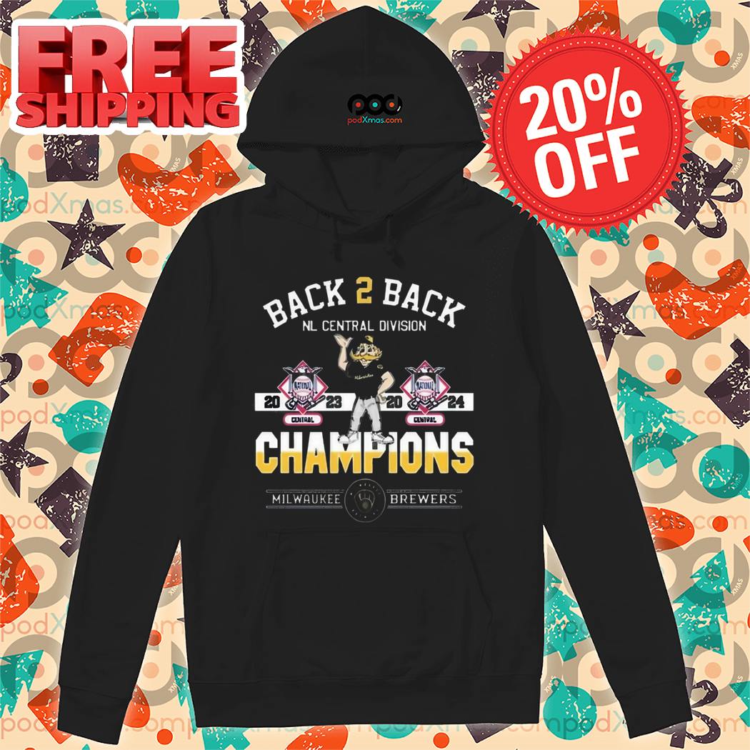 Back 2 Back NL Central Divison Champions Milwaukee Brewers Shirt