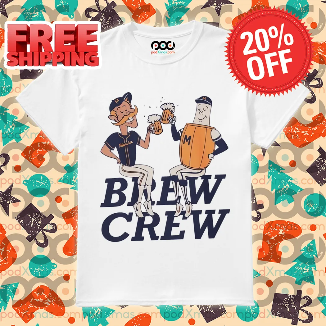 Milwaukee Brewers Drinking With Mascot Shirt