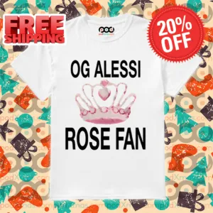 Crown Og Alessi Rose Fan Shirt