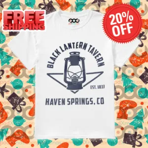 Black Lantern Tavern Haven Springs Est 1833 Shirt