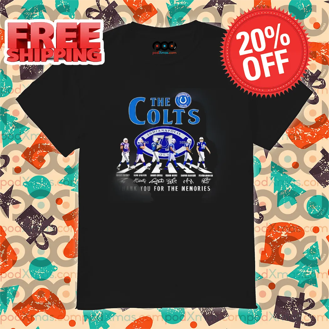 Indianapolis Colts Thank You For The Memories Signature 2024 Shirt