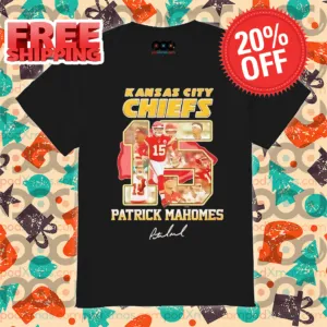 Patrick Mahomes 15 Kansas City Chiefs Signature 2024 Shirt