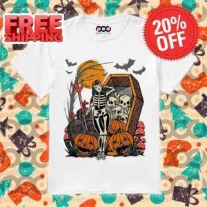 Nightmare Lady Skeleton Halloween 2024 Shirt