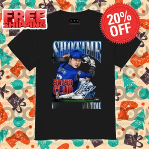 Shohei Ohtani 50 50 Club Shotime Greatest Of All Time 2024 Shirt