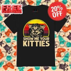 Custom Photo Show Me Your Kitties Vintage 2024 Shirt