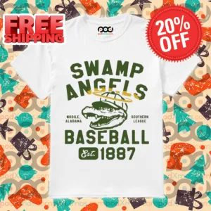 Swamp Angels Mobile Alabama Baseball East 1887 Shirt