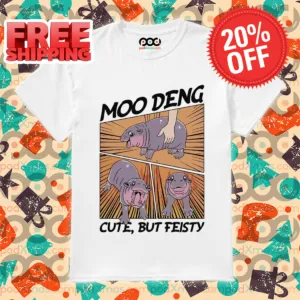 Hippo Cute Thailand Zoo Moo Deng Cute But Feisty Shirt
