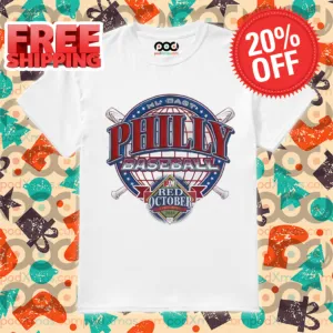 NL East Philadelphia Phillies Baseball Red October 2024 Shirt